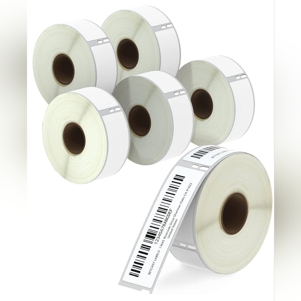 30252 (1-1/8" x 3-1/2") Address & Barcode Labels, Compatible with DYMO Label 450